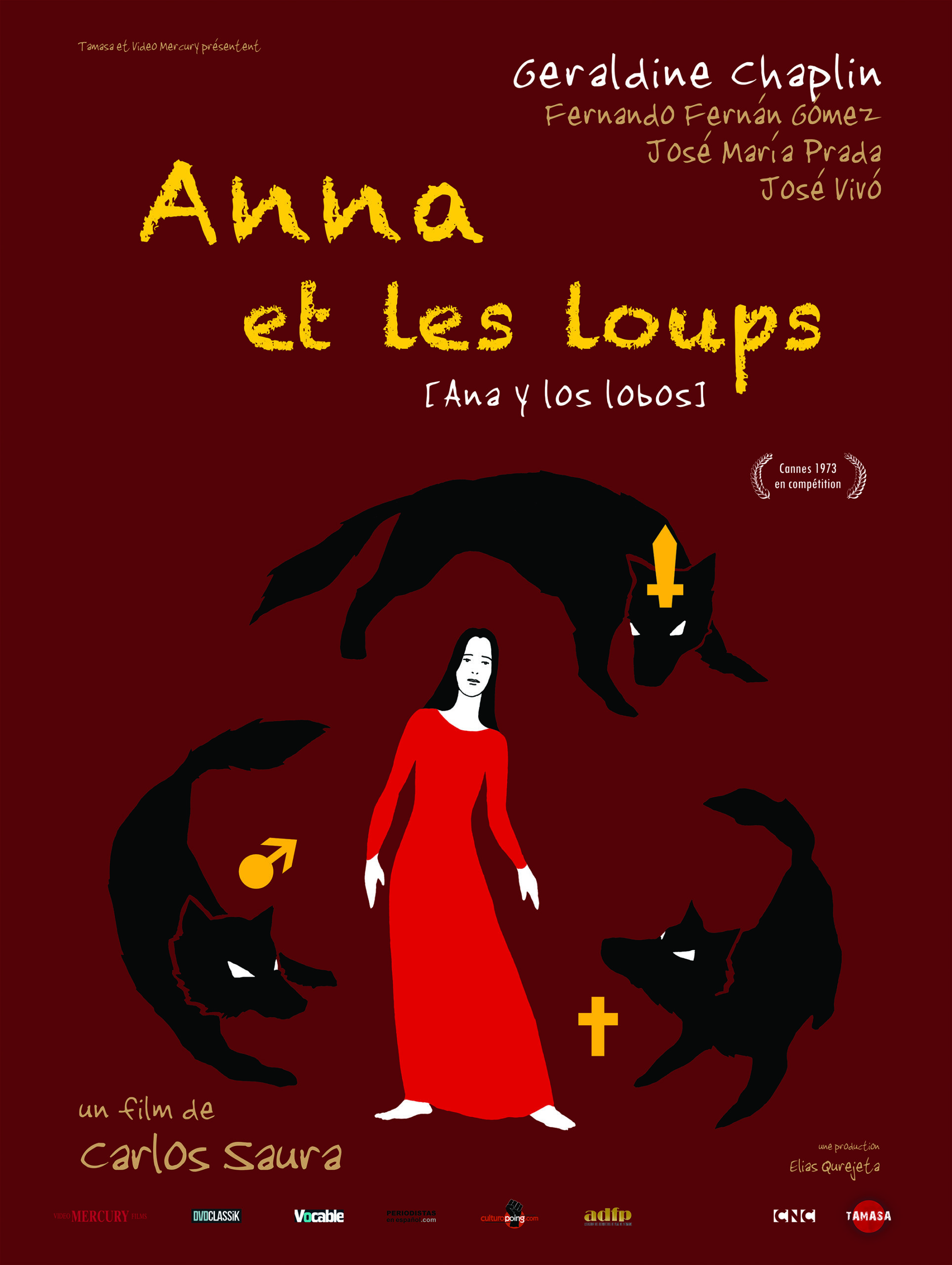 Affiche du film ANNA ET LES LOUPS de CARLOS SAURA au CHAMPO