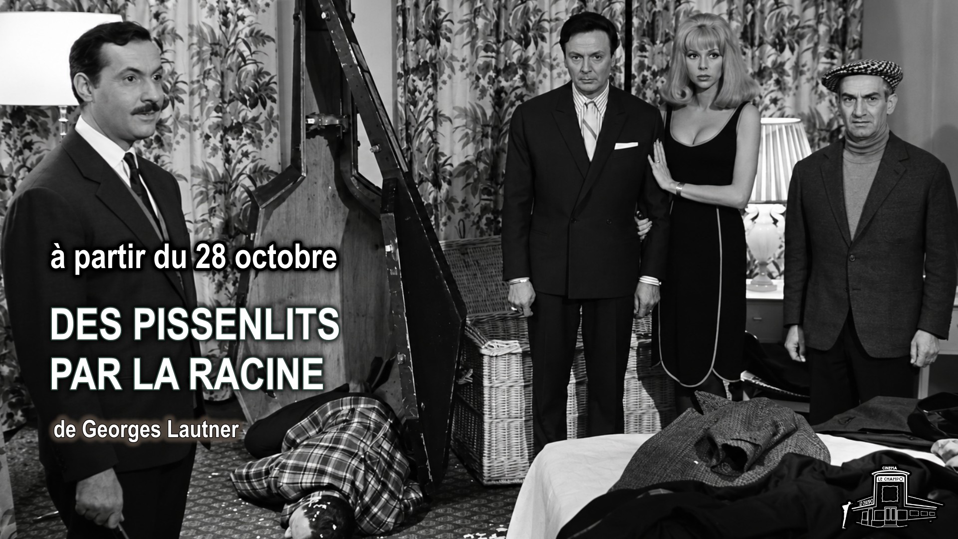 Image du Film DES PISSENLITS PAR LA RACINE de Georges Lautner, Retrospective au Champo
