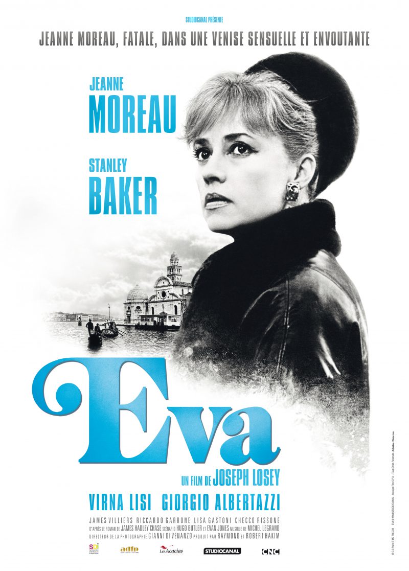 Affiche du film EVA (1962) de Joseph Losey au Champo