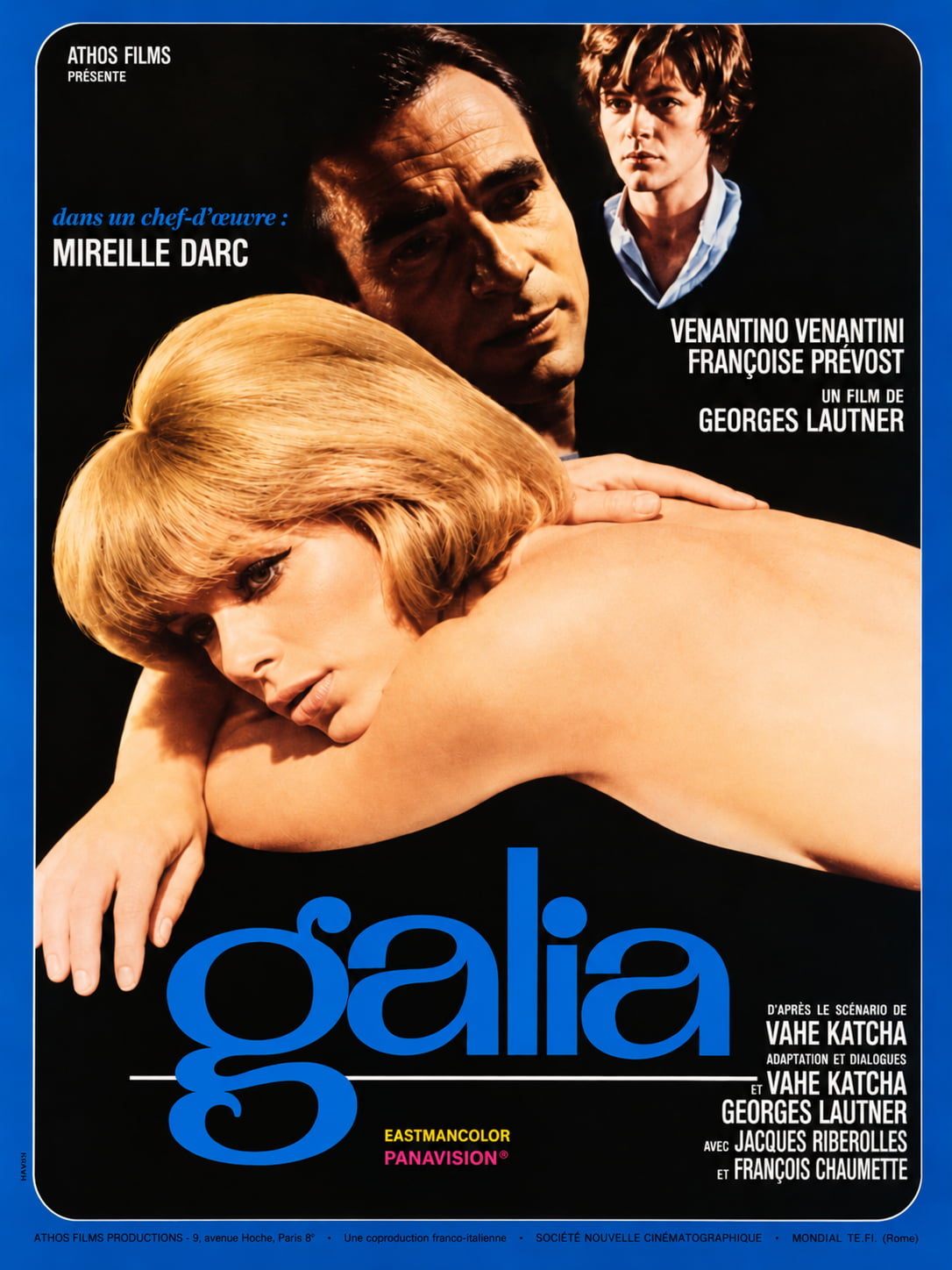 Affiche du film GALIA de Georges Lautner au Champo