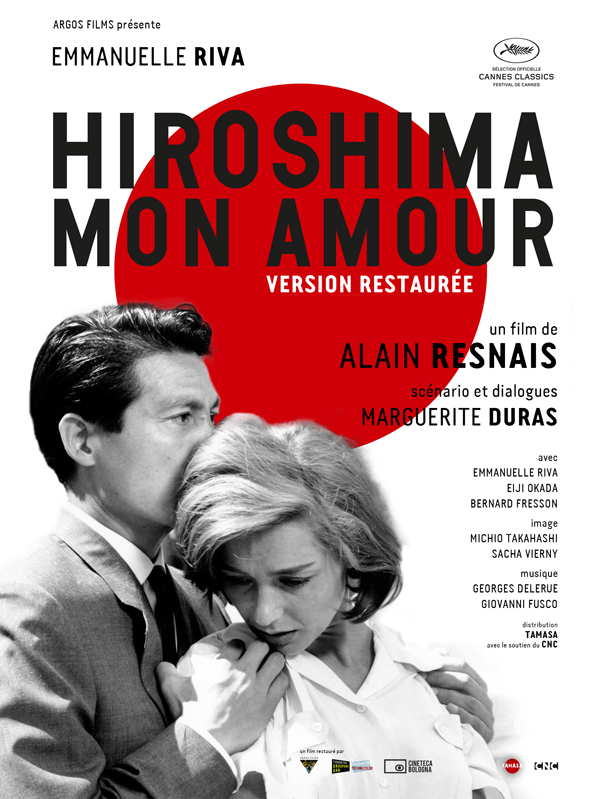 Séance culte du Champo - HIROSHIMA MON AMOUR - Affiche au Champo 