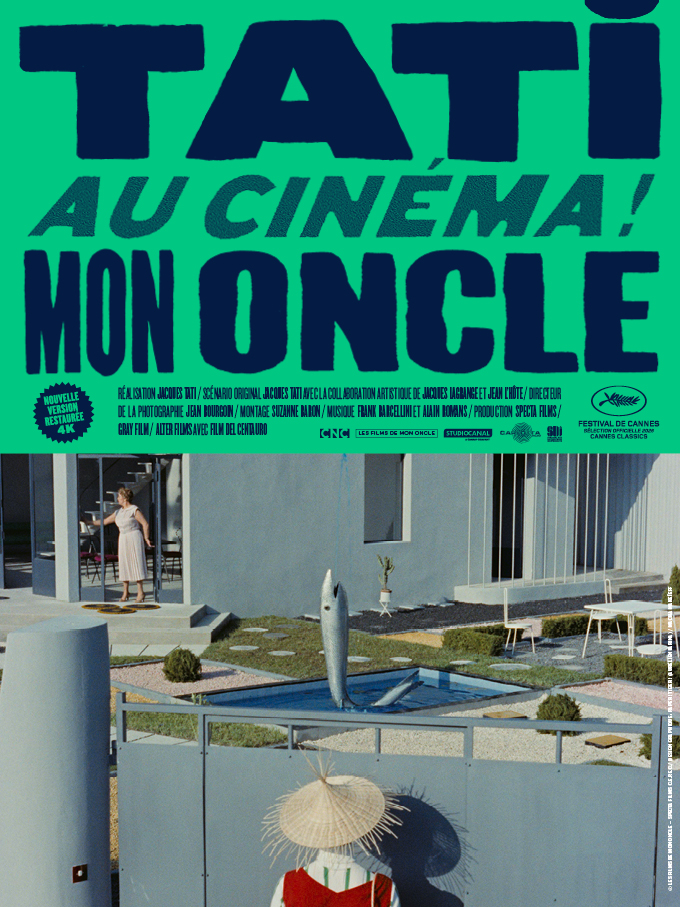 Affiche du cycle integral avec le film MON ONCLE de Jacques Tati au Champo