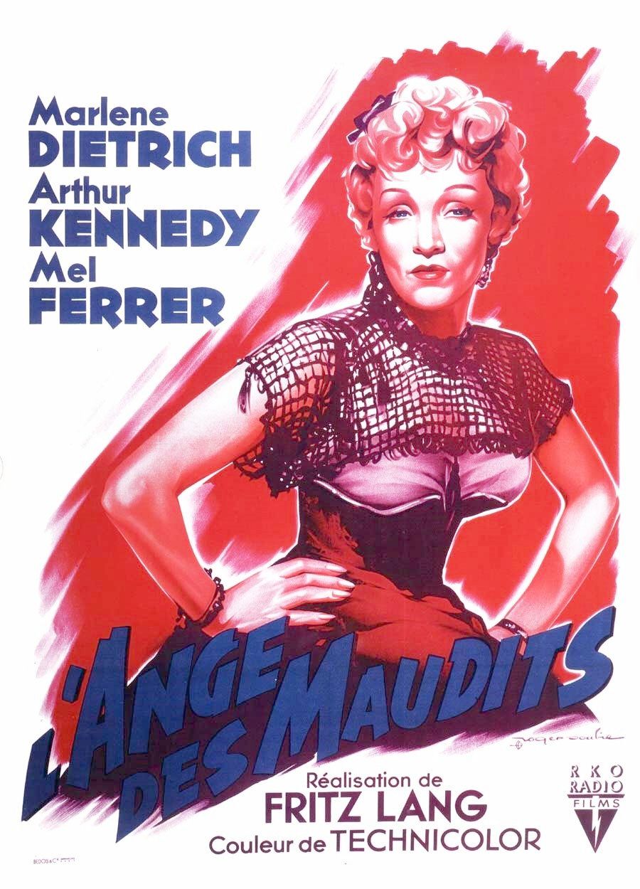 Affiche du film L'ANGE MAUDIT  - cycle BLONDES au CHAMPO