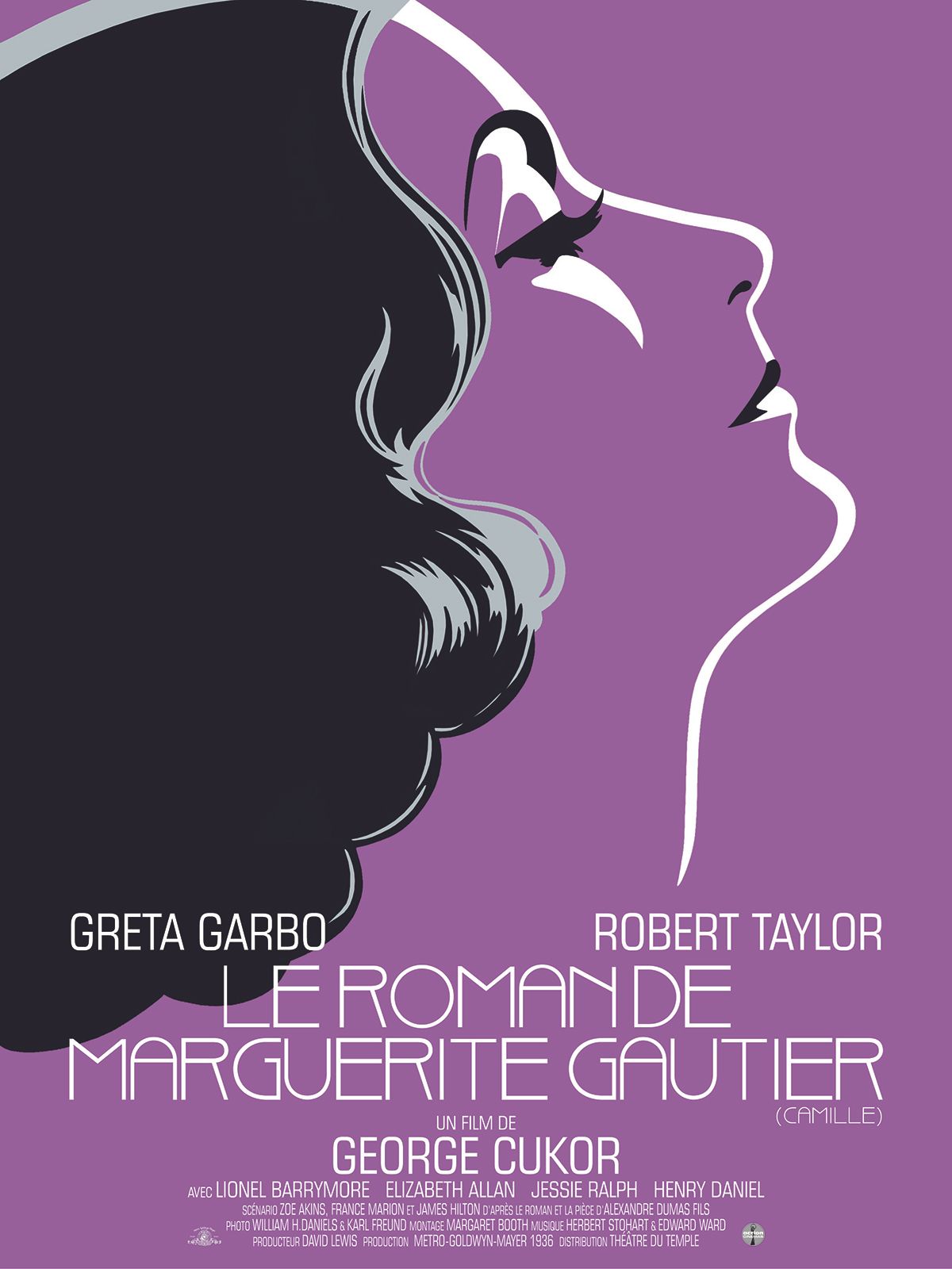Affiche du film LE ROMAN DE MARGUERITE GAUTIER - cycle BLONDES au CHAMPO