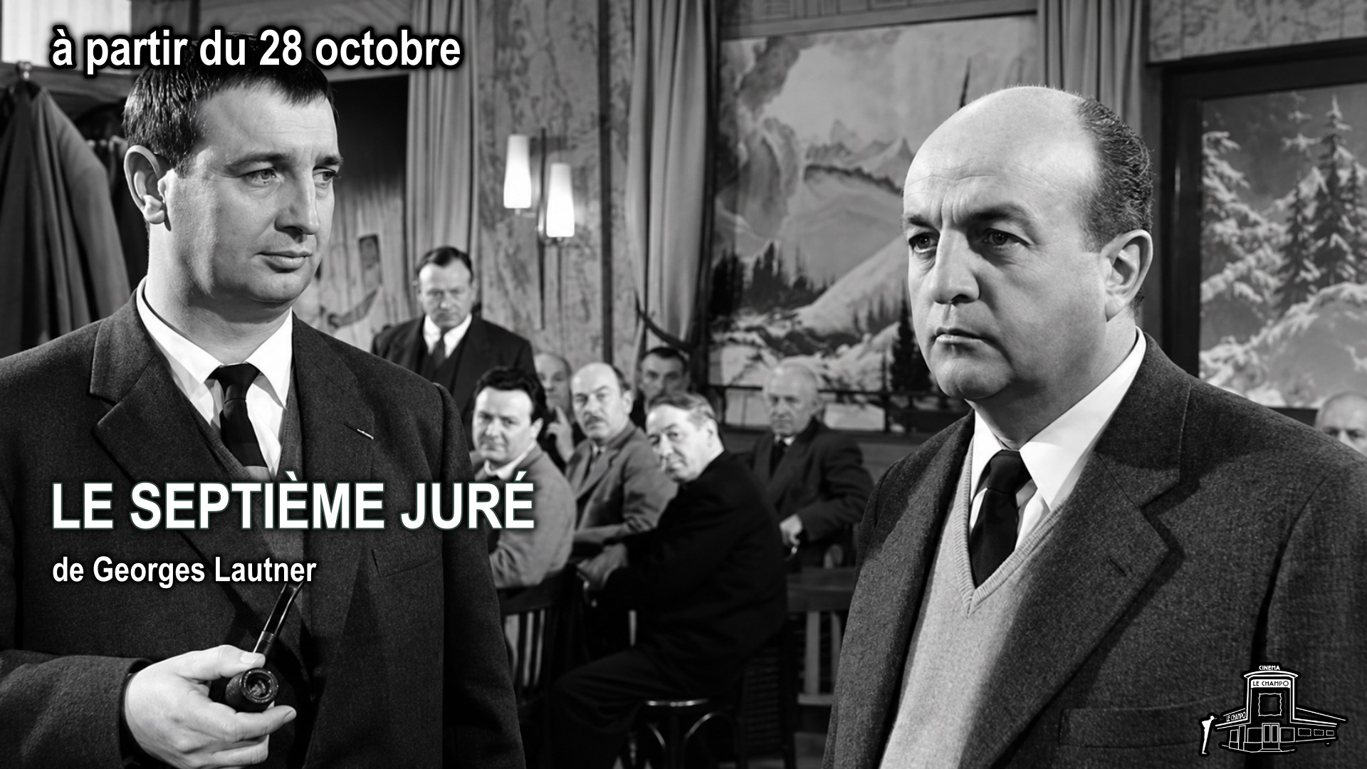 Image du Film LE SEPTIÈME JURÉ de Georges Lautner, Retrospective au Champo