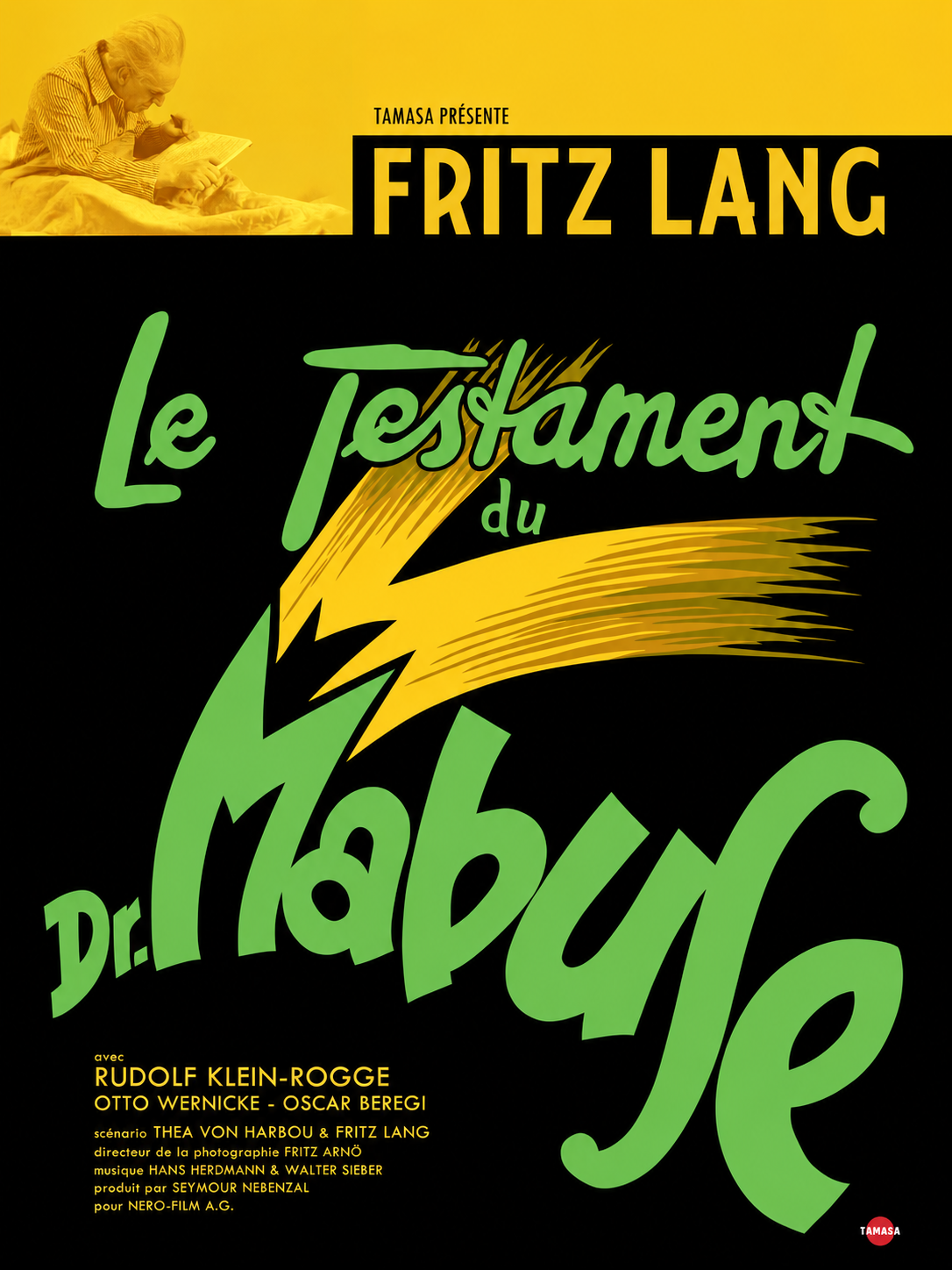 Affiche du film LE TESTAMENT DU DOCTEUR MABUSE - cycle L'expressionnisme Allemand au CHAMPO