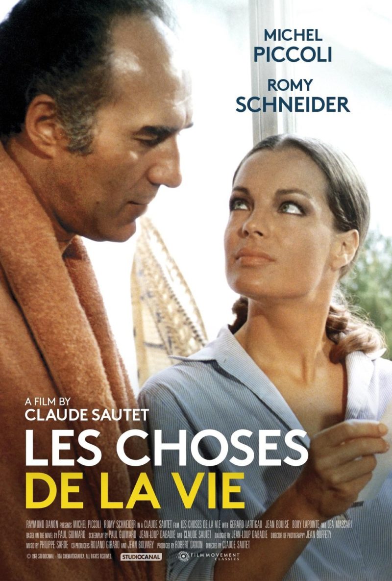 Affiche du film LES CHOSES DE LA VIE - Le Temps de Claude Sautet au Champo