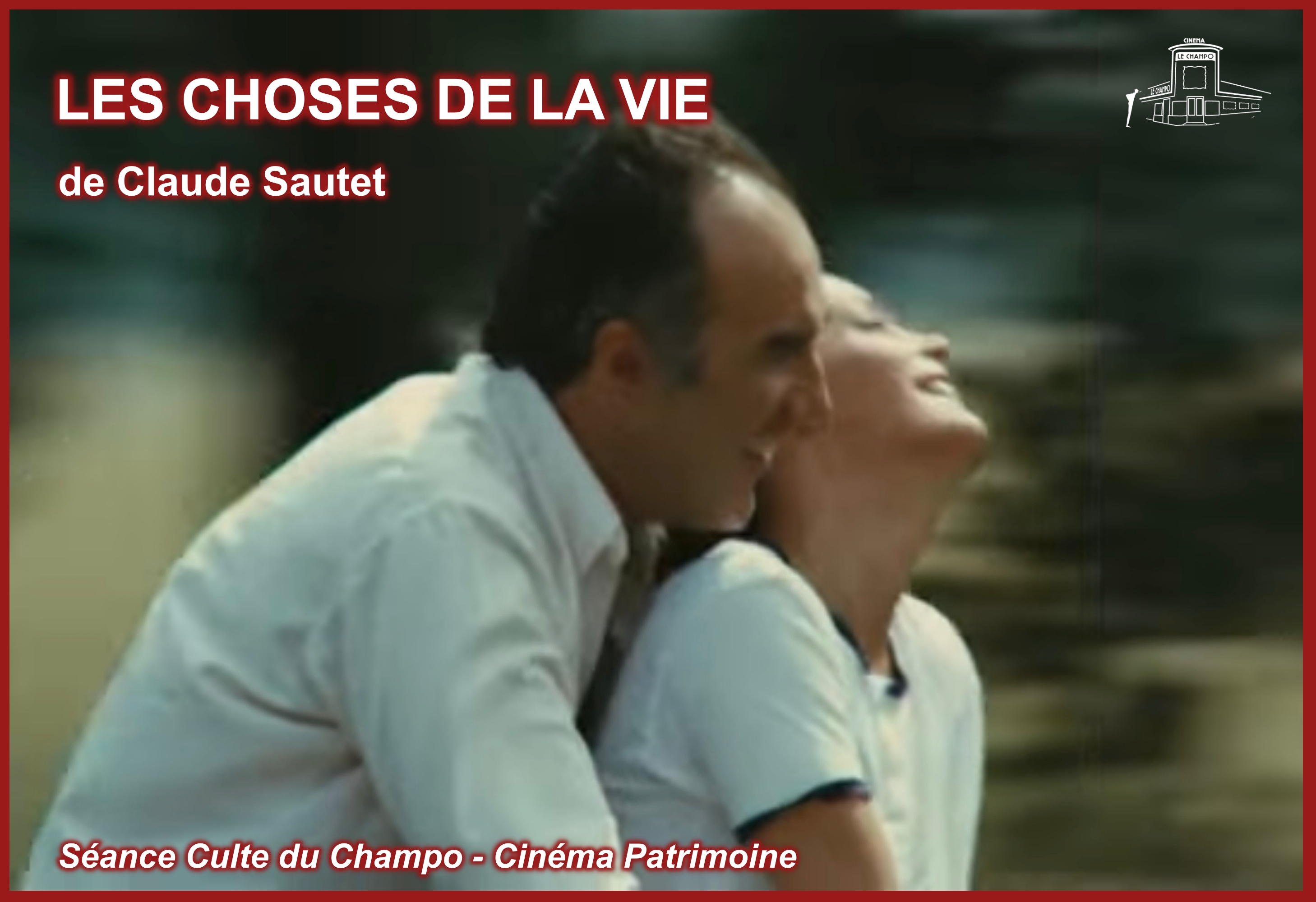 Affiche du B.O. Ciné-Club – Les Choses de la vie (1970) de Claude Sautet, avec Michel Piccoli et Romy Schneider, musique de Philippe Sarde