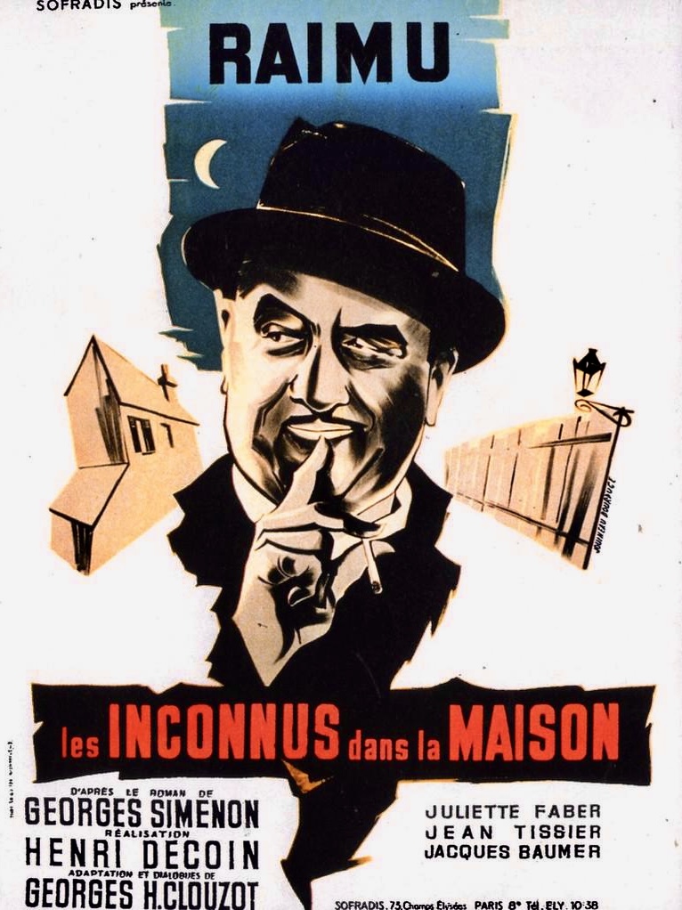 LES INCONNUS DE LA MAISON - Raimu - Simenon au Champo