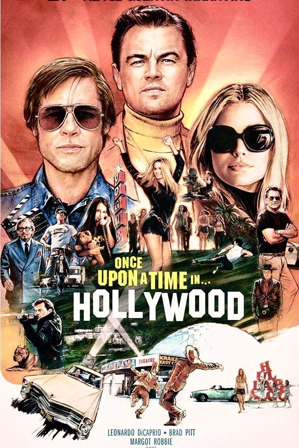 Affiche IL ETAIT UNE FOIS A HOLLYWOOD de QUENTIN TARANTINO au CHAMPO