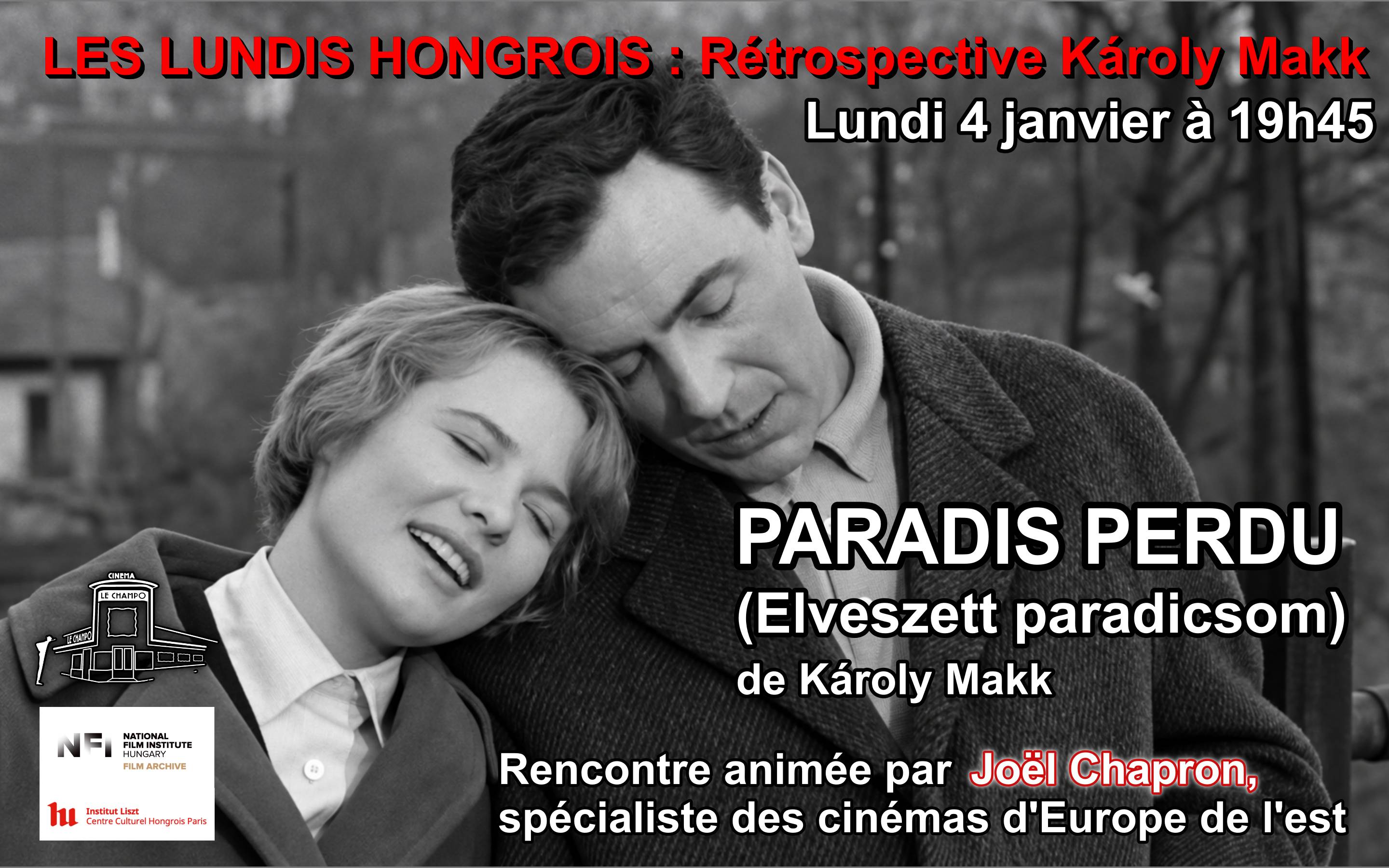 Image du film PARADIS PERDU (Elveszett paradicsom) - au Champo Ciné club les Lundis Hongrois