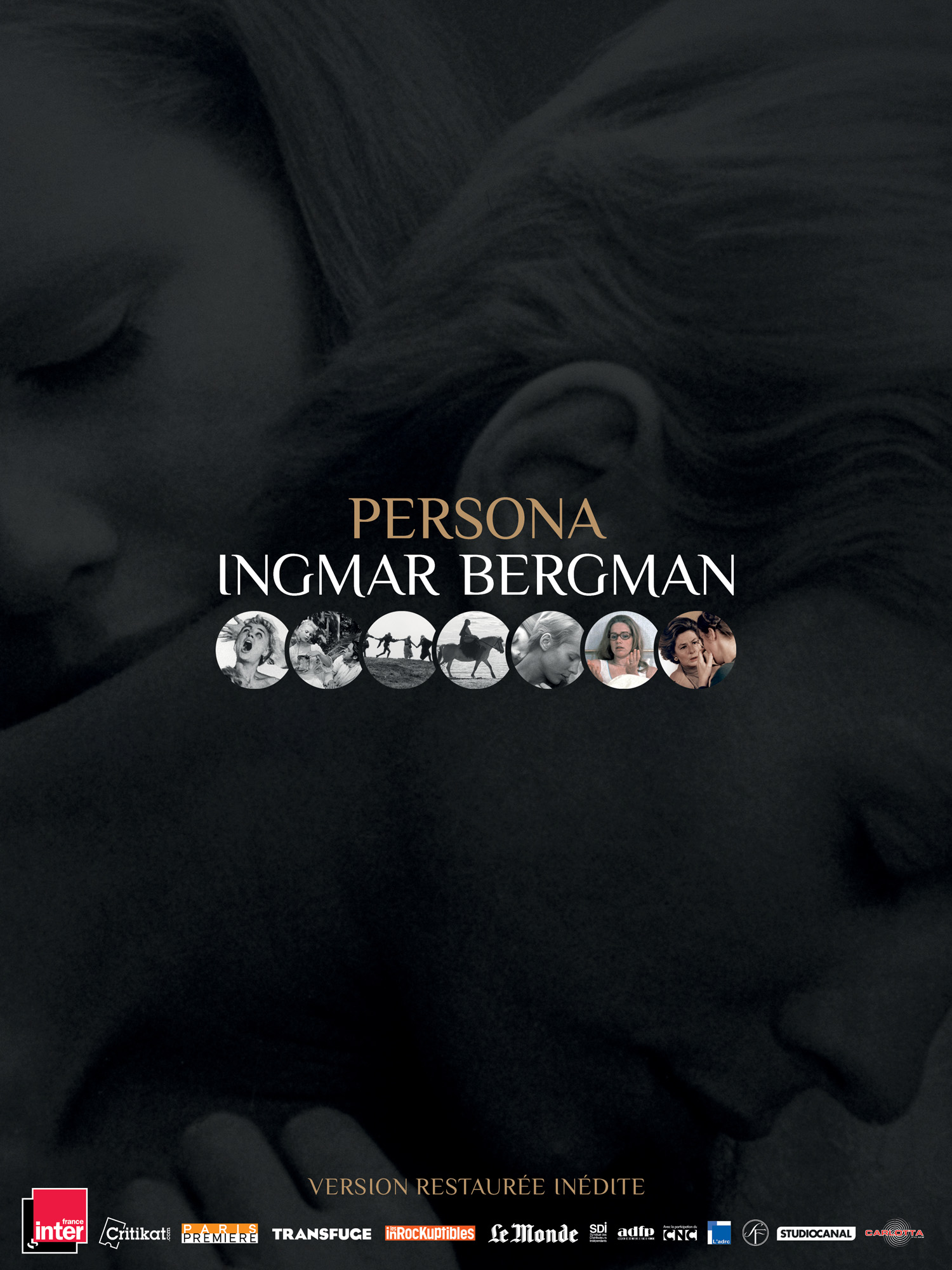 Affiche du film PERSONA de Ingmar BERGMAN - Projection au Champo