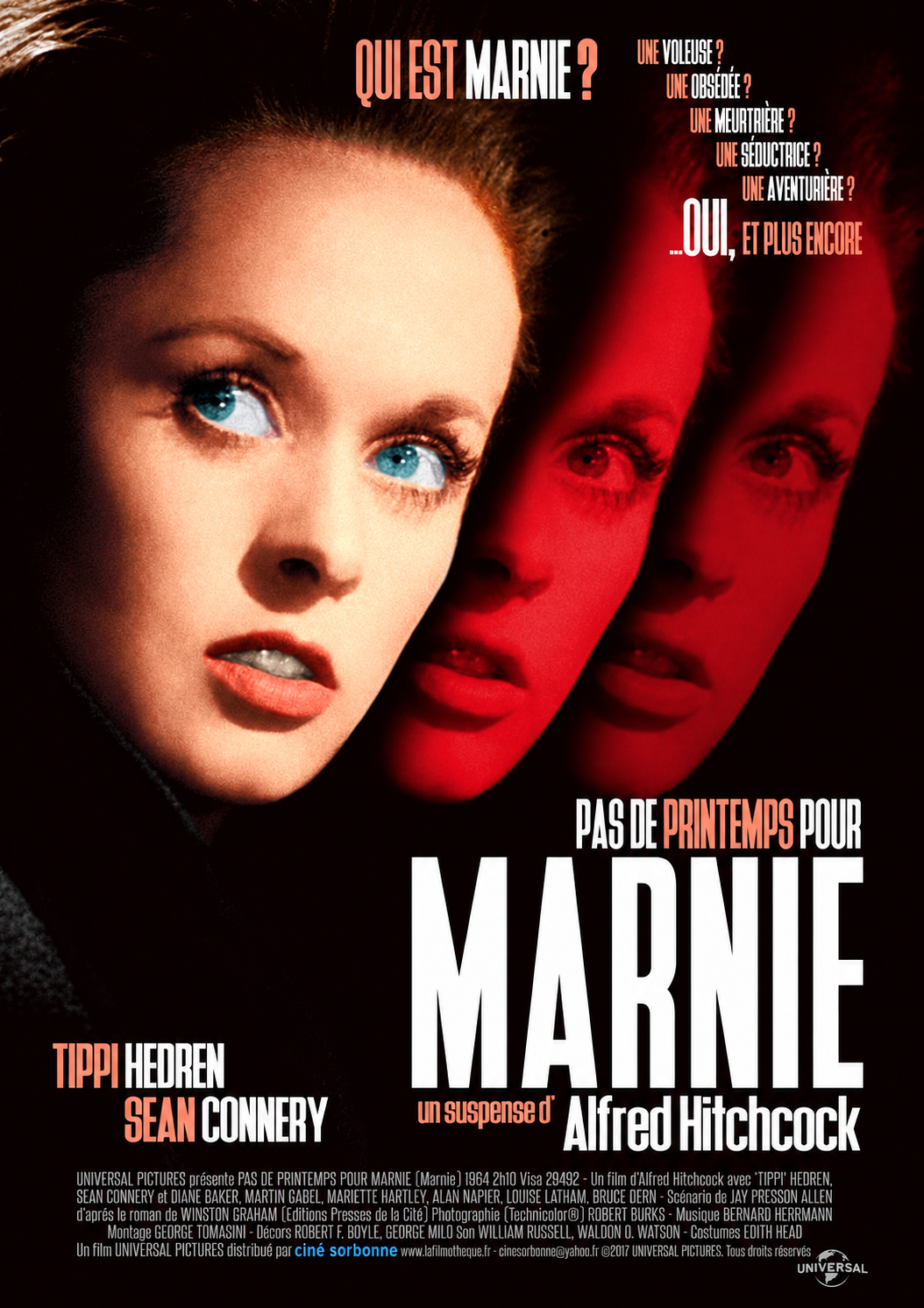 Affiche du film Pas de printemps pour Marnie - cycle BLONDES au CHAMPO