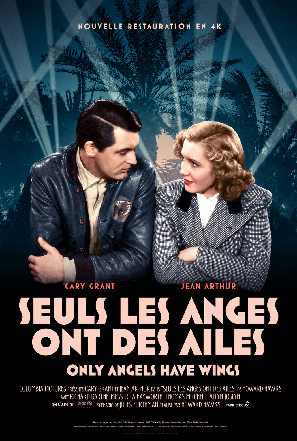 Affiche du film SEULS LES ANGES ONT DES AILES - cycle BLONDES au CHAMPO