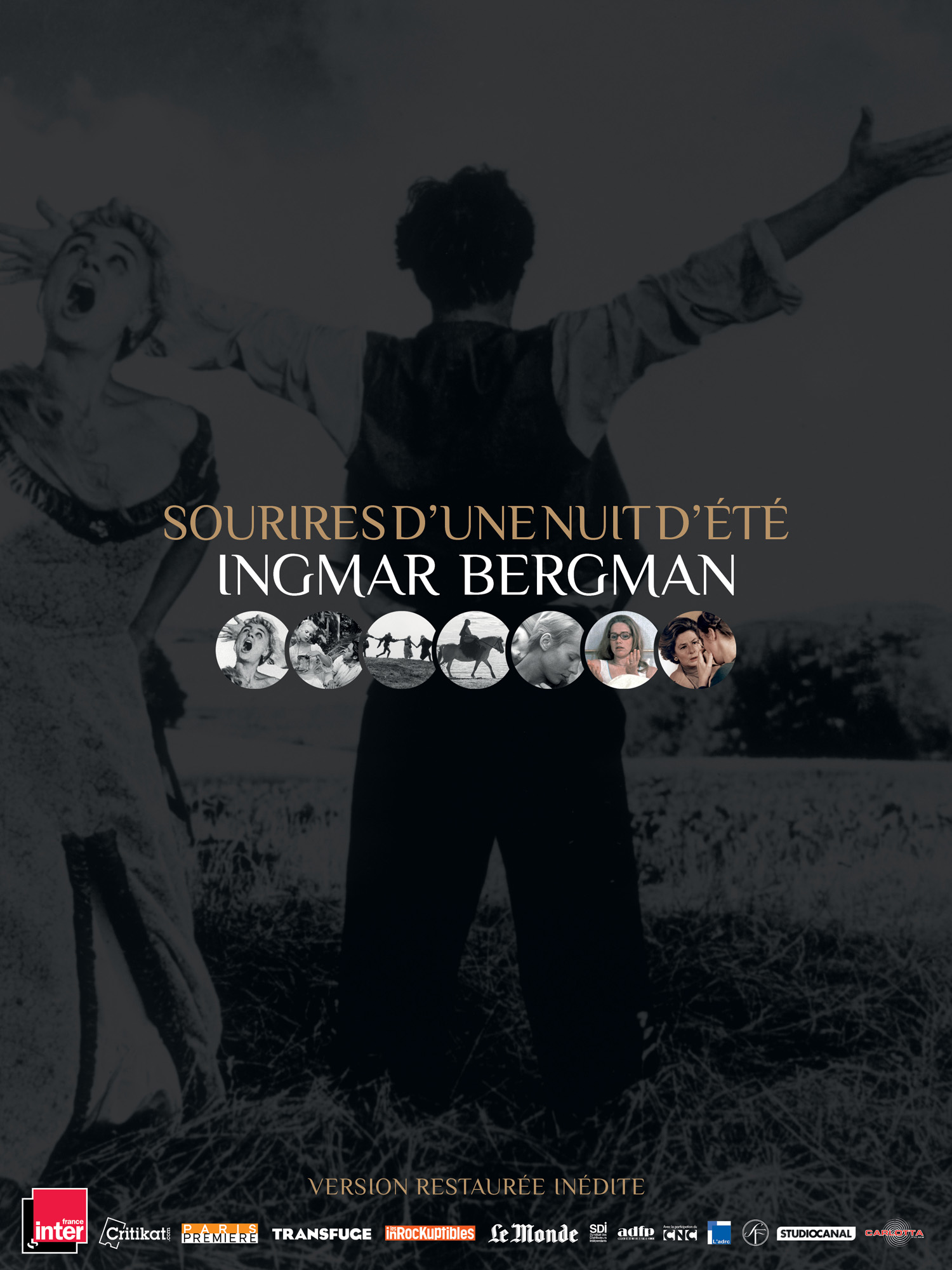 Affiche du film SOURIRES D'UNE NUIT D'ÉTE  de Ingmar BERGMAN - Projection au Champo