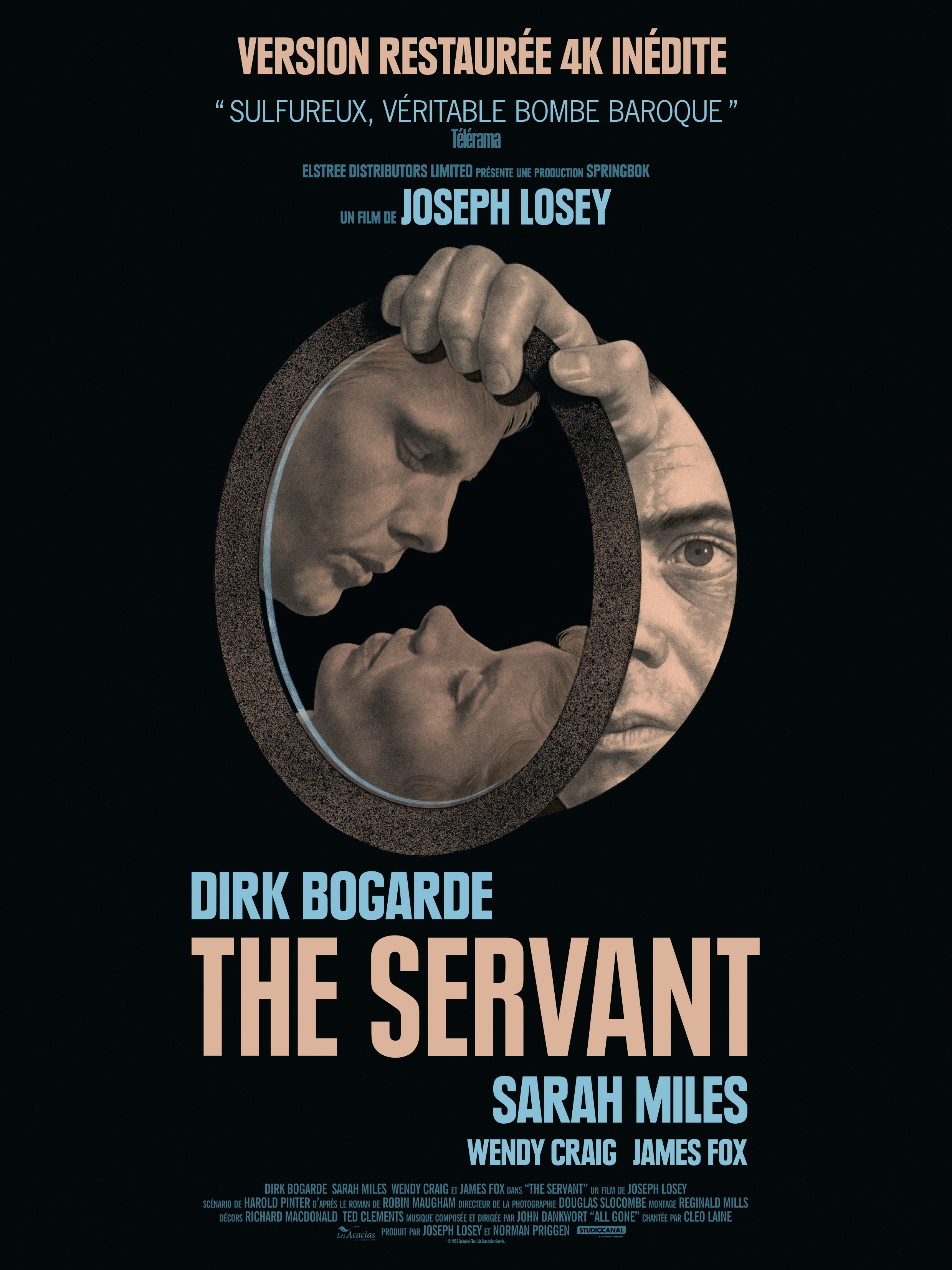 Affiche du film THE SERVANT (1963) de Joseph Losey au Champo