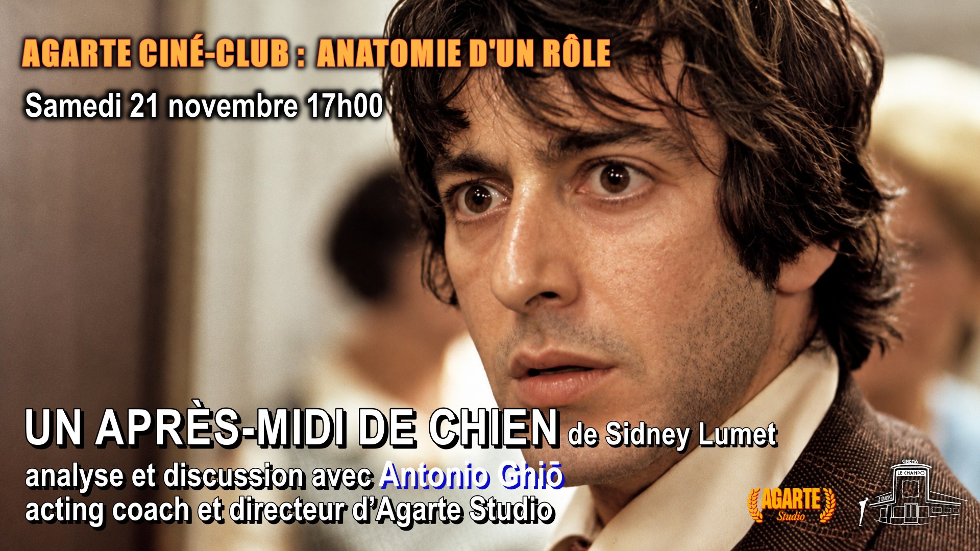 Al Pacino dans Un après-midi de chien de Sidney Lumet – Agarte Ciné-Club au Champo