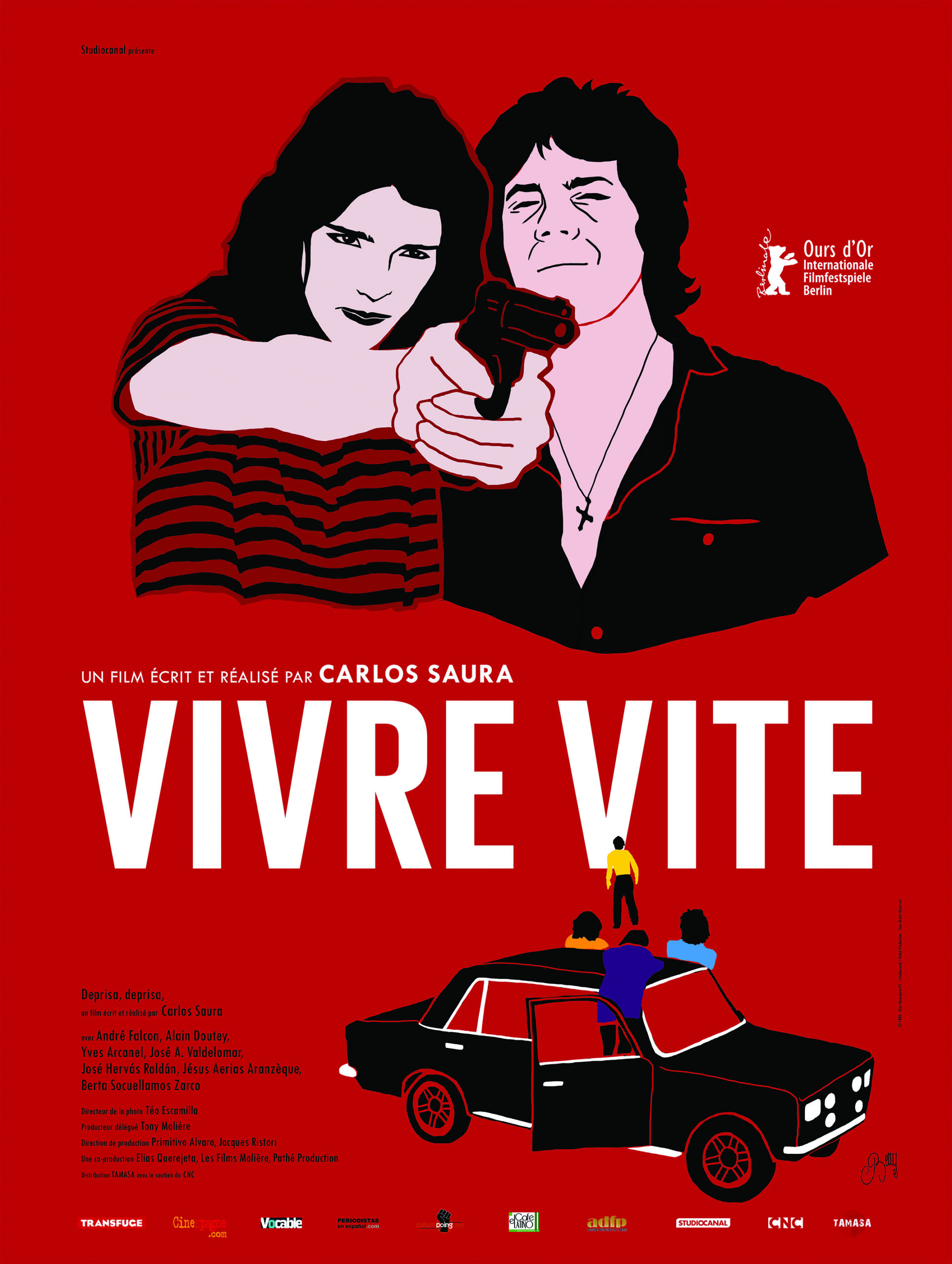 Affiche du film VIVRE VITE de CARLOS SAURA au CHAMPO