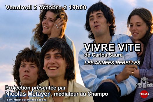 Affiche du film VIVRE VITE au Champo