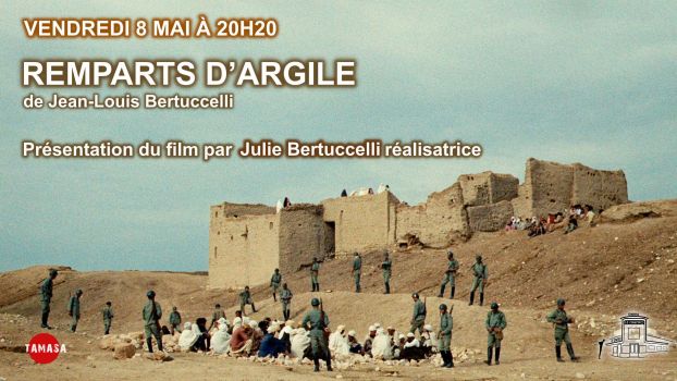 Affiche du film Remparts d’argile de Jean-Louis Bertuccelli, avant-première au Champo en présence de Julie Bertuccelli.