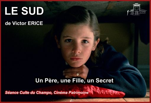 Affiche du film LE SUD de Víctor Erice (1983) – regard de la jeune Estrella, reprise en version restaurée 4K au cinéma Le Champo.